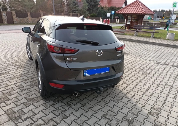 Mazda CX-3 cena 65000 przebieg: 67000, rok produkcji 2019 z Biecz małe 46